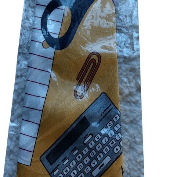 Love Teachers, Rare Vintage Handmade Tie by Studio 2001 Teachers Pet - Picture 10 of 13